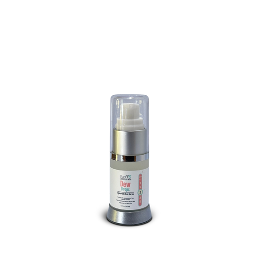 Dew Drops Hyaluronic Acid Serum bottle – hydrating face serum for anti-aging