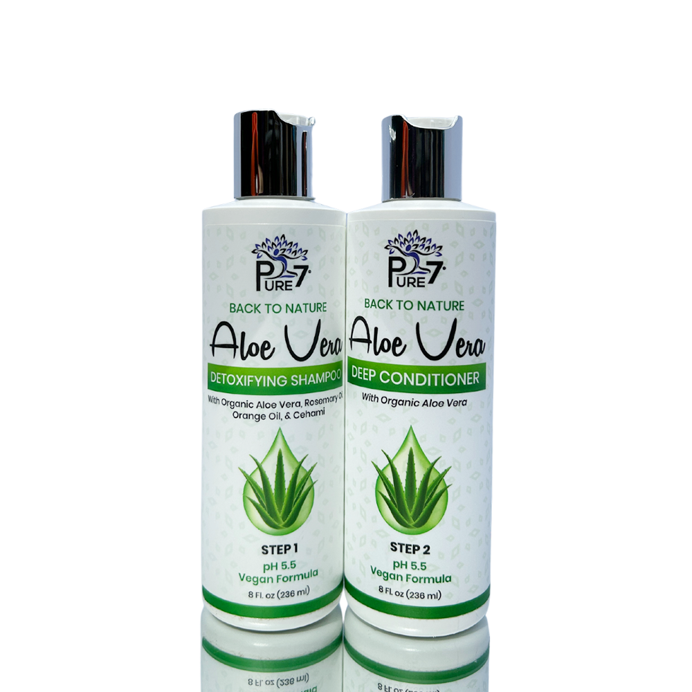 Aloe Vera Shampoo and Conditioner Set – Vegan Hair Duo