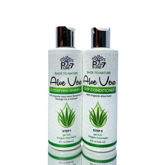 Aloe Vera Shampoo and Conditioner Set – Vegan Hair Duo