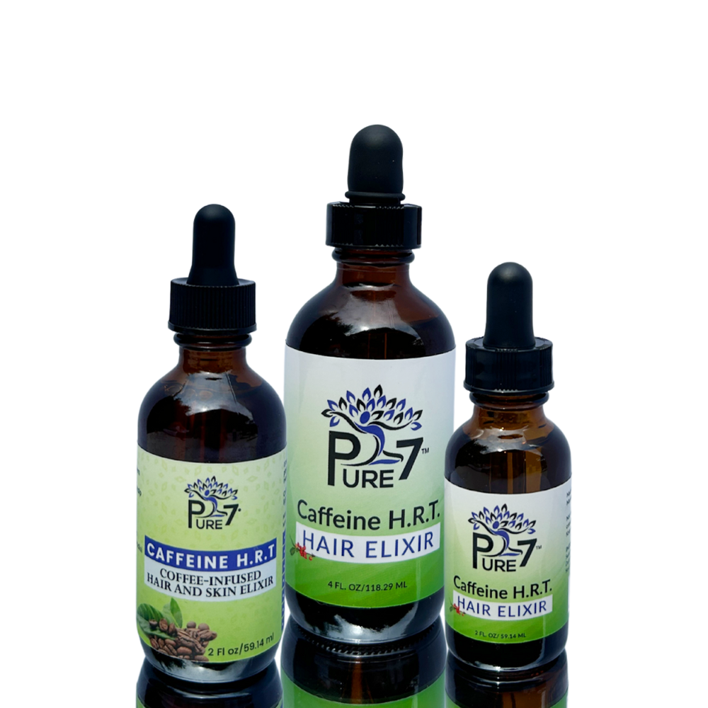 Caffeine hair growth oil bottle – Coffee-Infused Elixir for scalp and hair