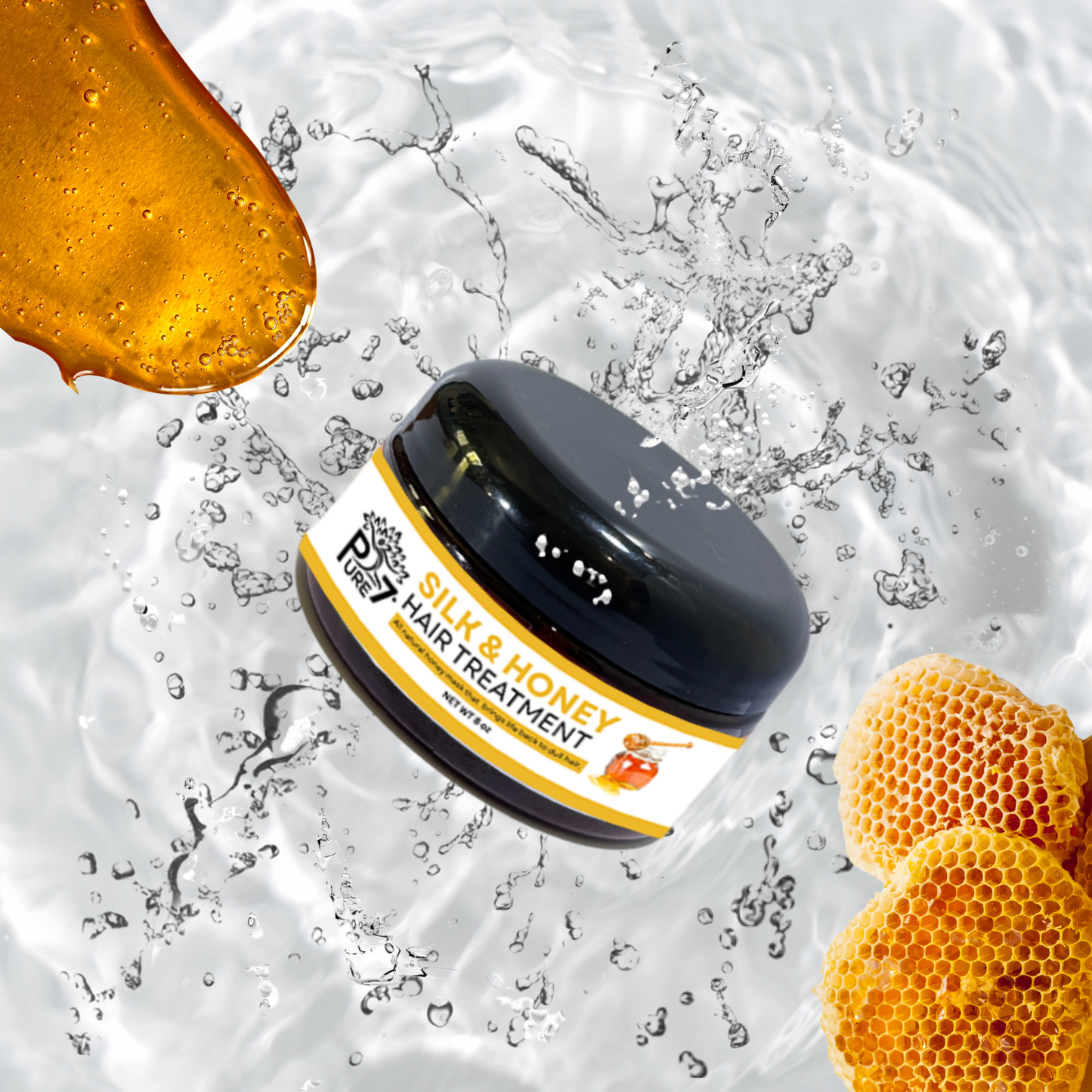 Silk & Honey Hair Mask: Dry Hair Conditioner for Damaged & Frizzy Hair