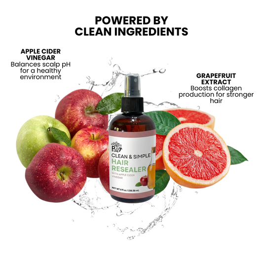 Clean & Simple Hair Resealer – Apple Cider Vinegar Rinse