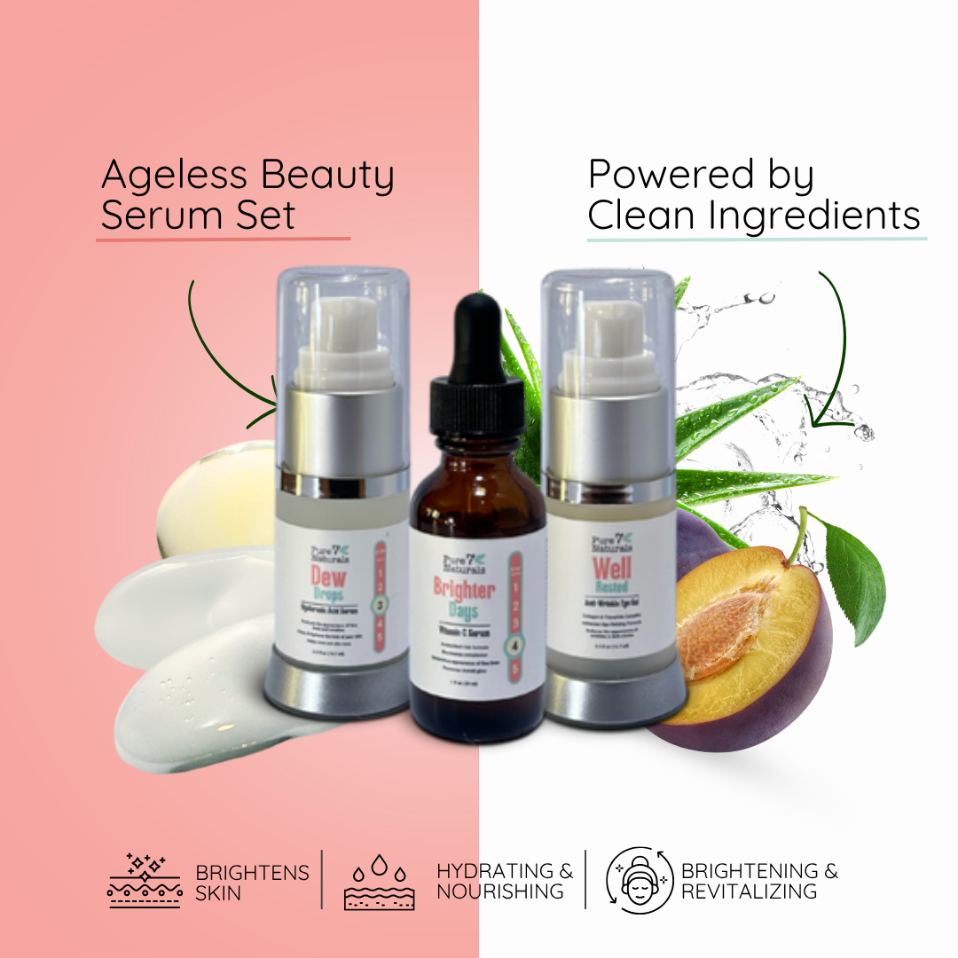 Ageless Beauty Serum Set – Hydration, Brightening & Revitalizing Skincare