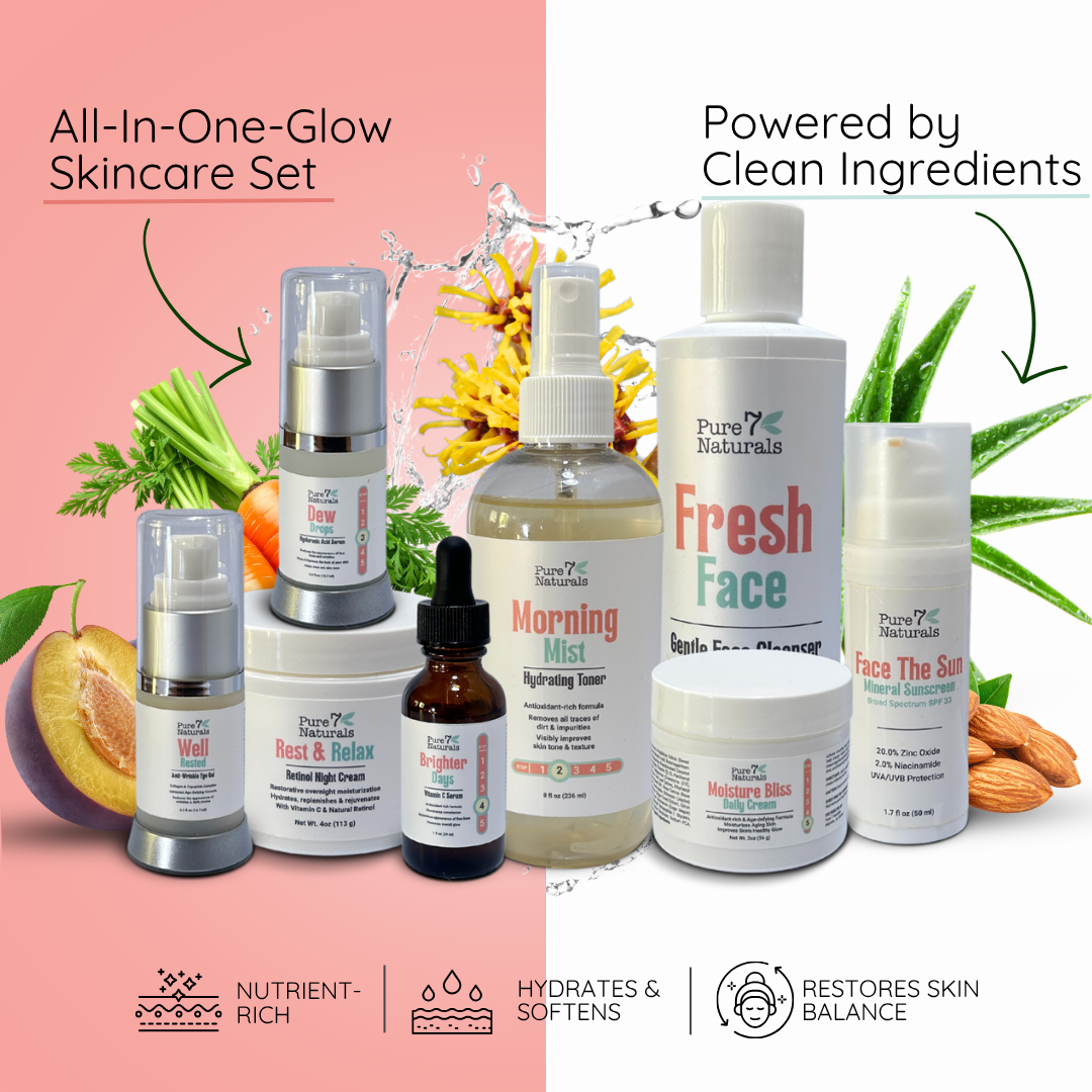 All-in-One Glow Bundle | Natural Skincare Routine Set