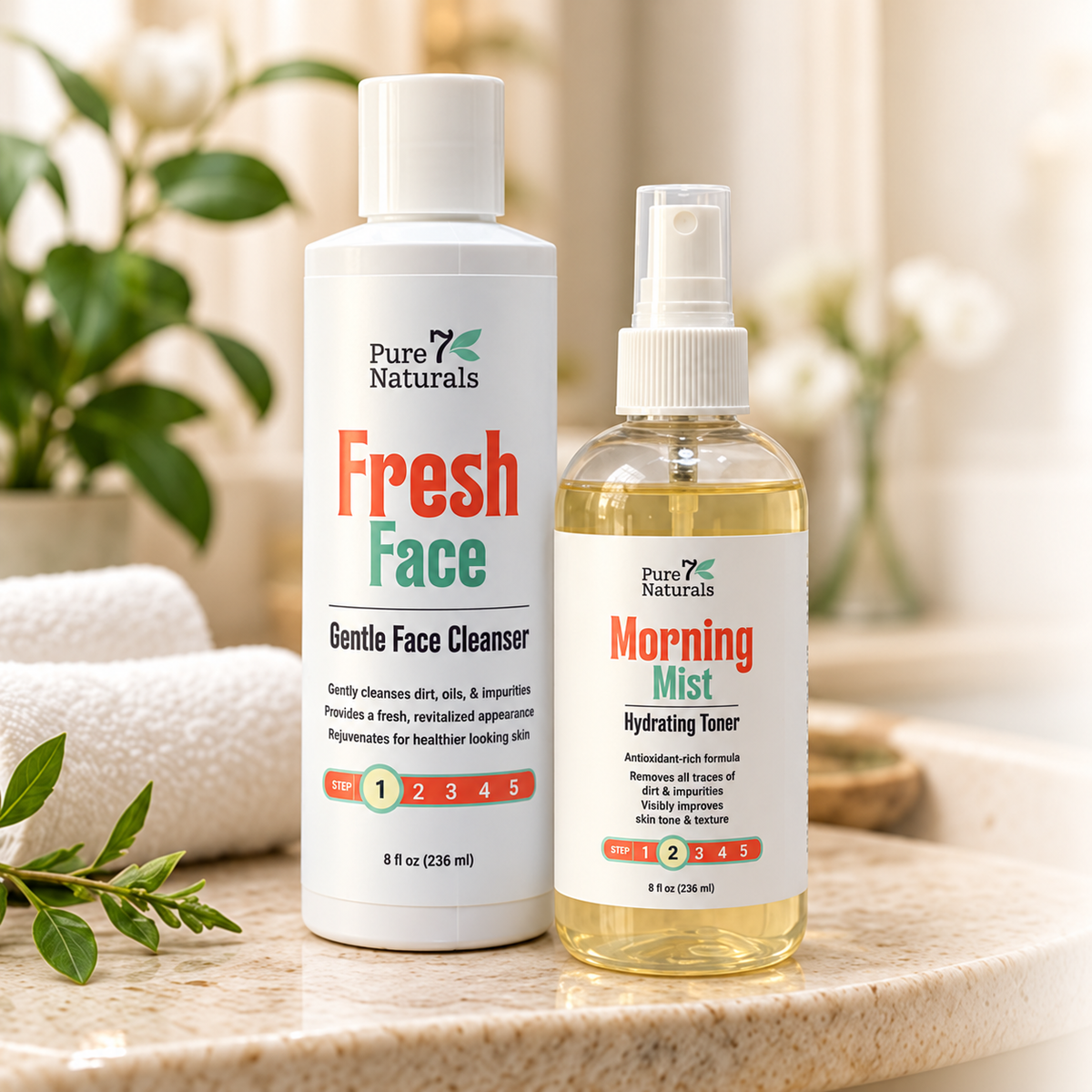 Feed Your Skin Cleanser and Toner Duo™ – Aloe Cleanser & Hydrating Toner Duo for Calm, Clear, Balanced Skin