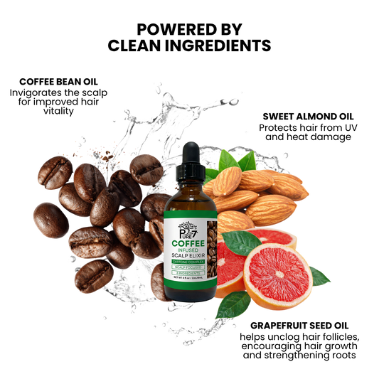 Coffee-Infused Scalp Elixir | Natural Hair Growth Oil