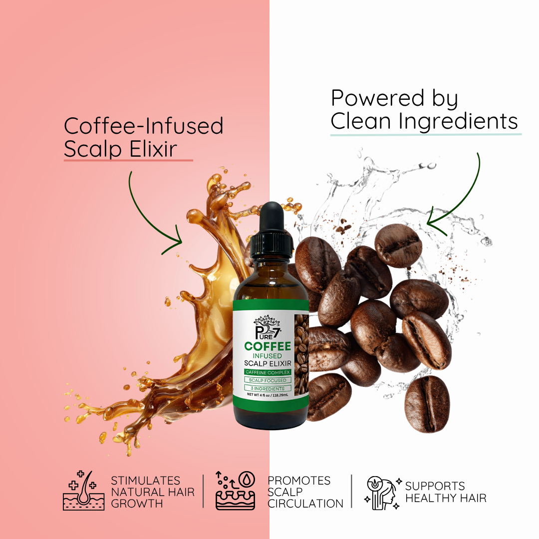 Coffee-Infused Scalp Elixir | Natural Hair Growth Oil