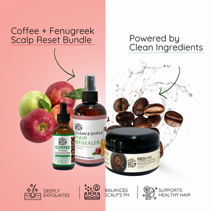 Coffee + Fenugreek Scalp Reset Bundle