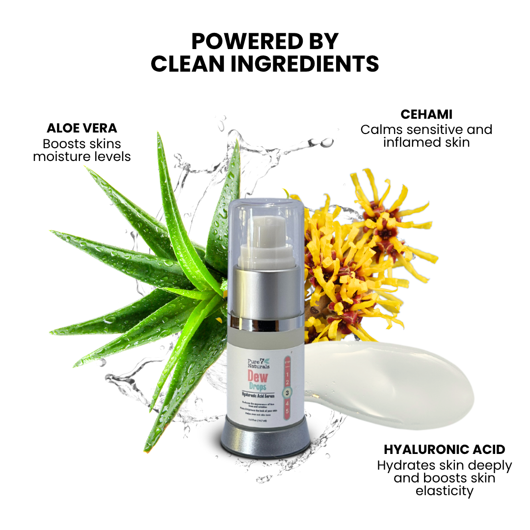 Dew Drops Hyaluronic Acid Serum – Deep Hydration & Skin Plumping