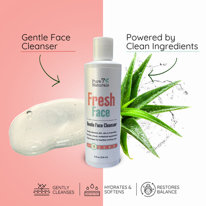 Fresh Face Gentle Face Cleanser - Aloe Vera Based Cleanser