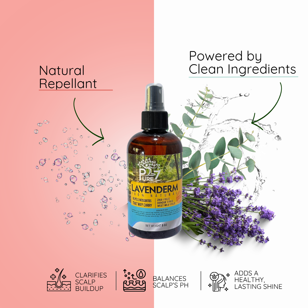 Lavenderm – Natural Mosquito Repellent Spray | DEET-Free, Safe for Kids & Pets
