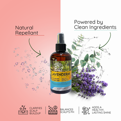 Lavenderm – Natural Mosquito Repellent Spray | DEET-Free, Safe for Kids & Pets