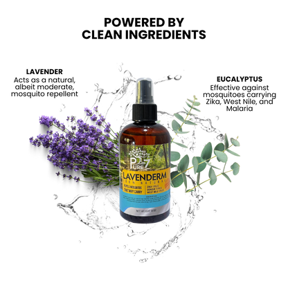 Lavenderm – Natural Mosquito Repellent Spray | DEET-Free, Safe for Kids & Pets