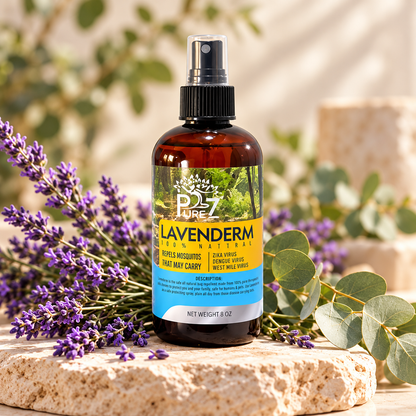 Lavenderm – Natural Mosquito Repellent Spray | Safe for Kids & Pets