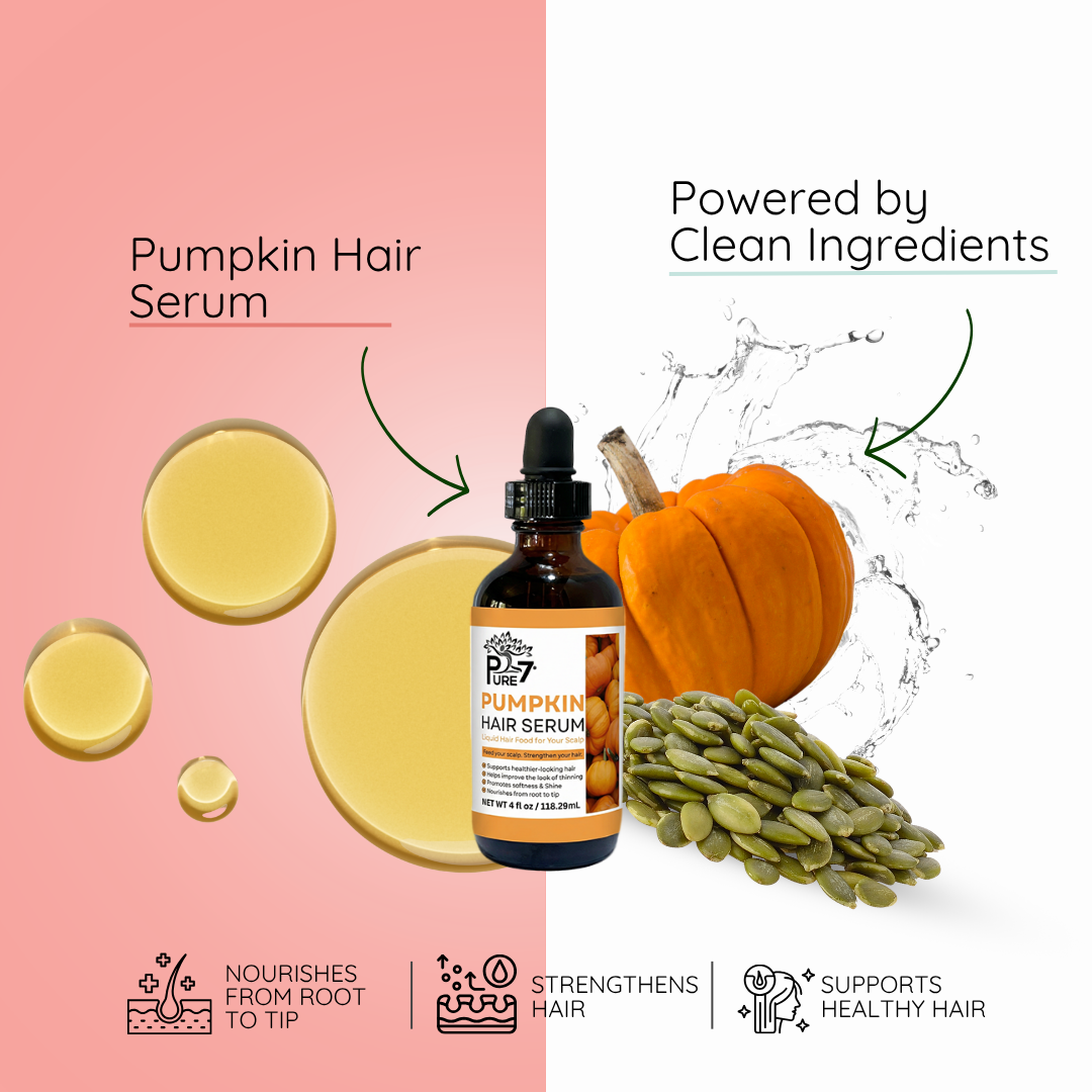 Pumpkin Hair Serum – Liquid Gold Scalp & Hair Growth Oil