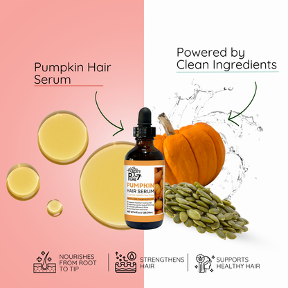 Pumpkin Hair Serum – Liquid Gold Scalp & Hair Growth Oil