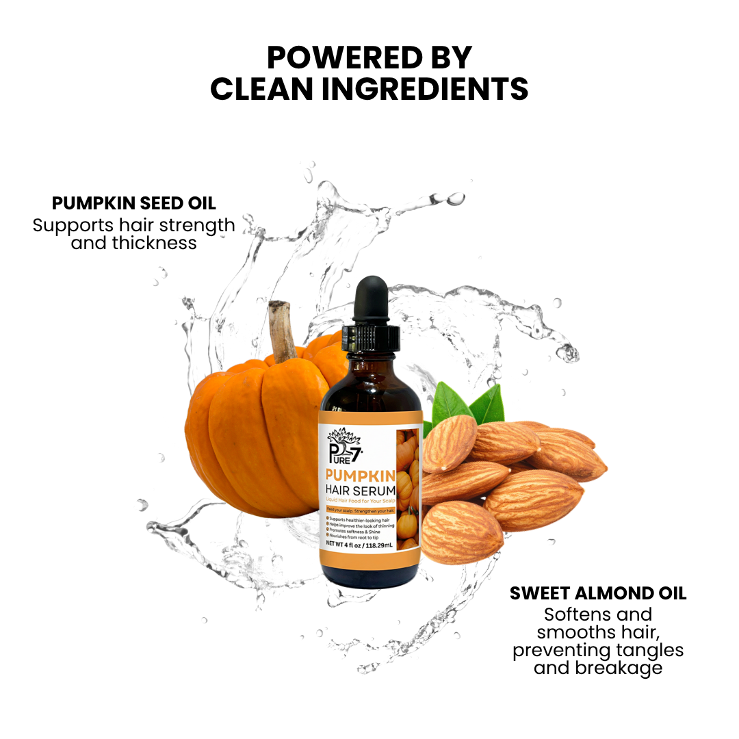 Pumpkin Hair Serum – Liquid Gold Scalp & Hair Growth Oil