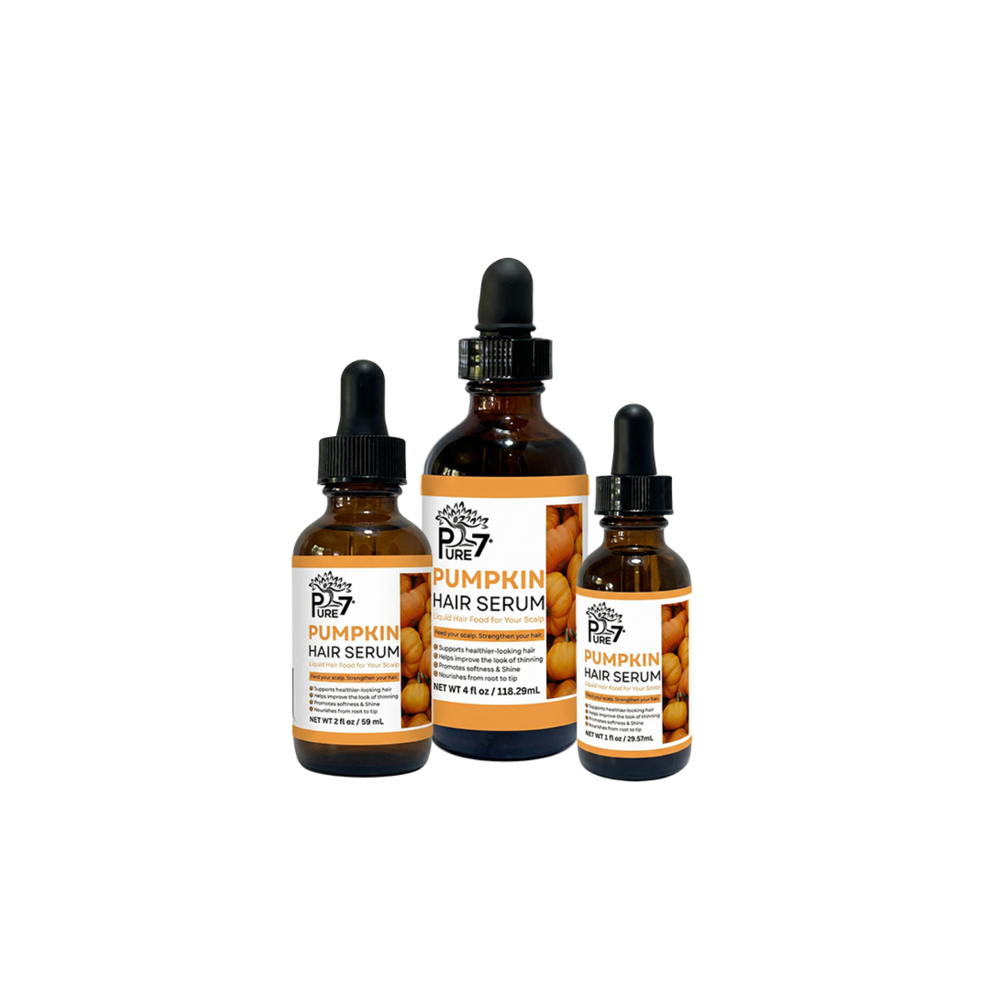 Pumpkin Hair Serum – Liquid Gold Scalp & Hair Growth Oil