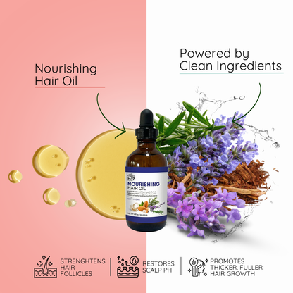 PURE 7 Nourishing Hair Oil | Scalp Oil for Hair Growth & Breakage Repair