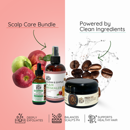 Scalp Care Bundle – Exfoliate, Balance & Stimulate Growth