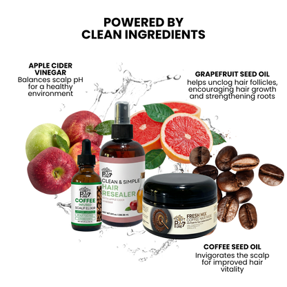 Scalp Care Bundle – Exfoliate, Balance & Stimulate Growth