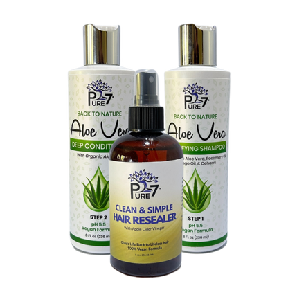 Scalp Detox Bundle | Aloe Vera & ACV Scalp Deep Cleanse System