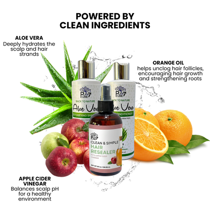 Scalp Detox Bundle | Aloe Vera & ACV Scalp Deep Cleanse System