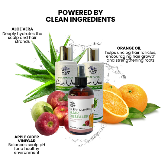 Scalp Detox Bundle | Aloe Vera & ACV Scalp Deep Cleanse System