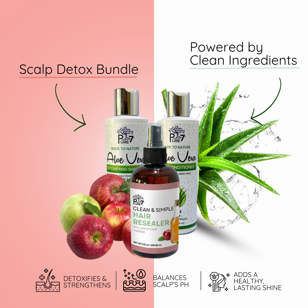 Scalp Detox Bundle | Aloe Vera & ACV Scalp Deep Cleanse System