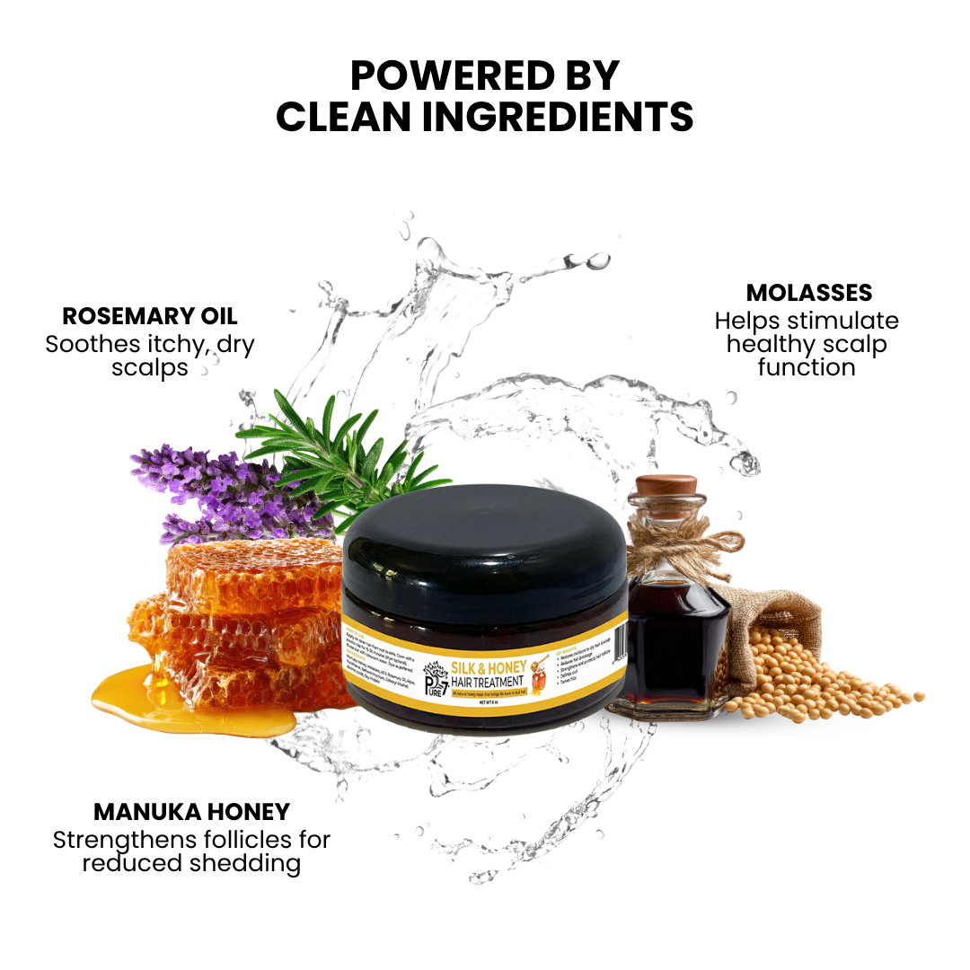 Silk & Honey Hair Mask: Dry Hair Conditioner for Damaged & Frizzy Hair