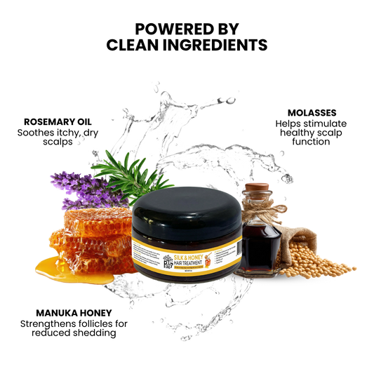 Silk & Honey Hair Mask: Dry Hair Conditioner for Damaged & Frizzy Hair